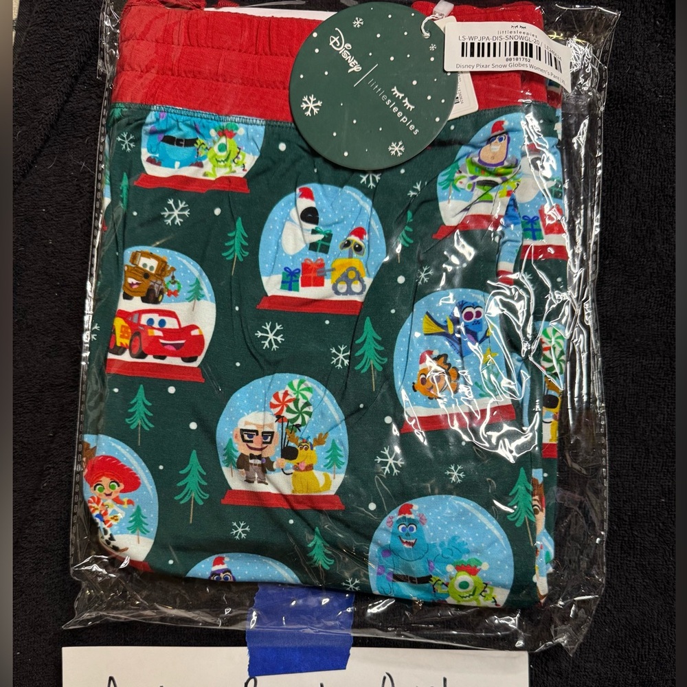 Little Sleepies Disney Snow Globe’s Christmas Pajama Pants - Size XL